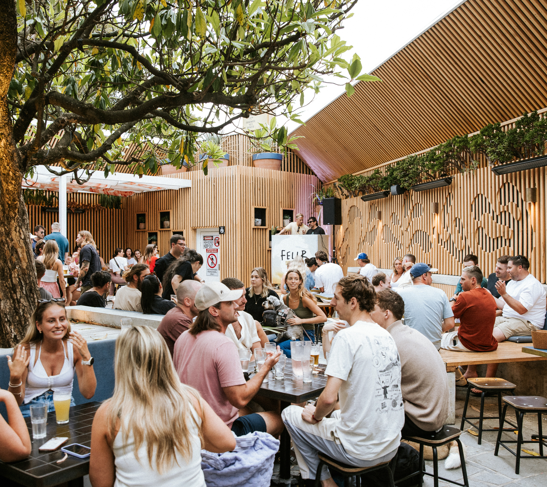 beer garden